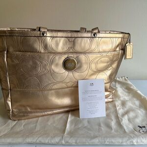 Coach Metallic Baby Bag